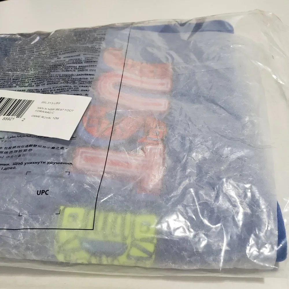Nike NSW Best Foot Forward Coverall in Game Royal‎ Blue - Size 12 Months
